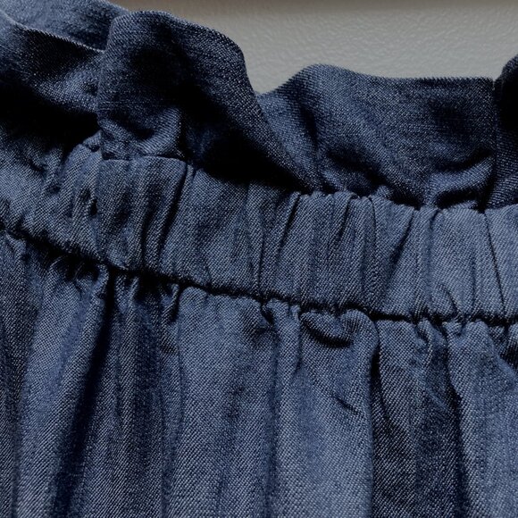 Corey Lynn Calter Off Shoulder Mini Denim Dress - Picture 3 of 6